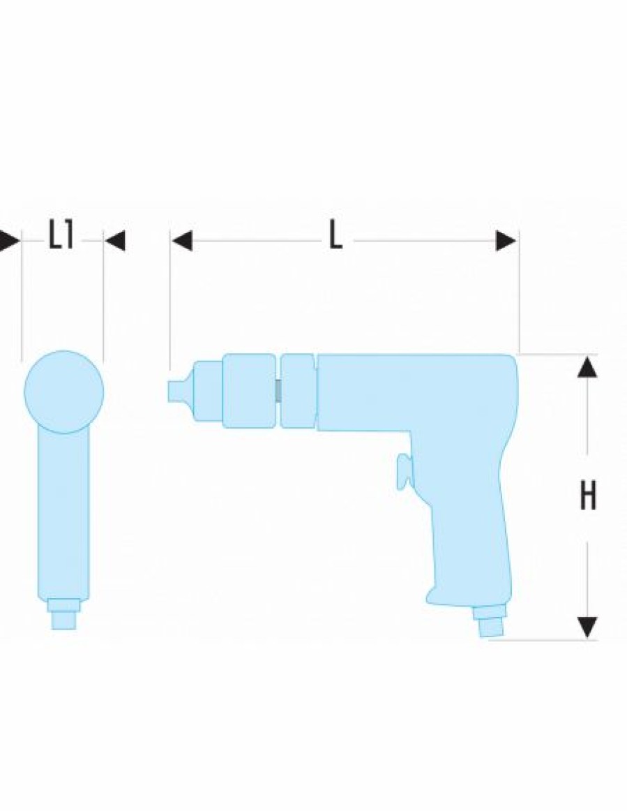 Outillage Pneumatique * | Perceuse Pneumatique Reversible 10 Mm 3/8 V.D100Qr Facom | Ifd Outillage