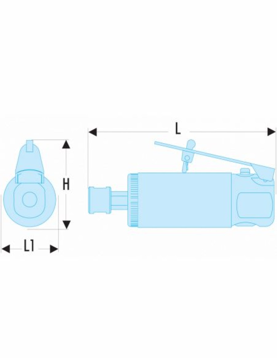 Outillage Pneumatique * | Meuleuse Pneumatique Extensible 100 Mm V.Ce100F Facom | Ifd Outillage