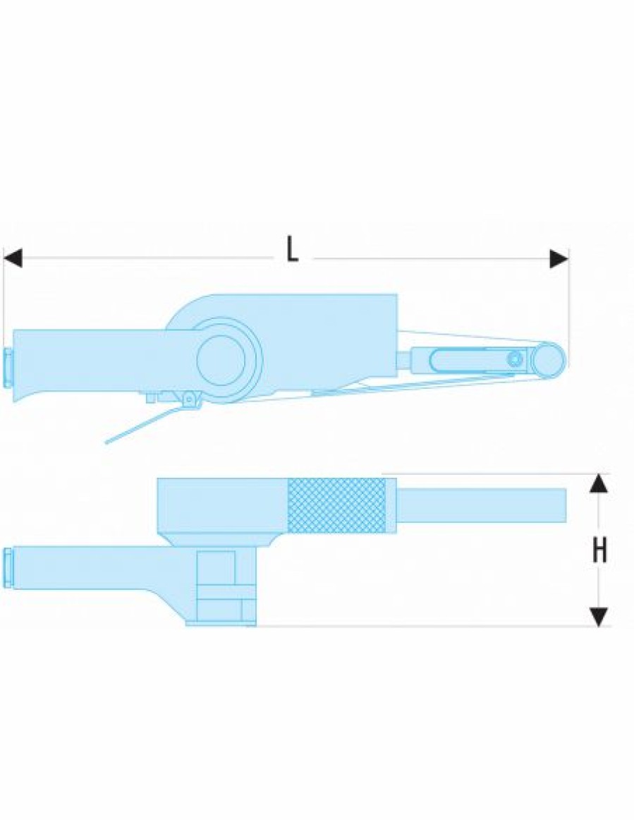 Outillage Pneumatique * | Ponceuse A Bande Grande Capacite 20 X 520 Mm V.403F Facom | Ifd Outillage