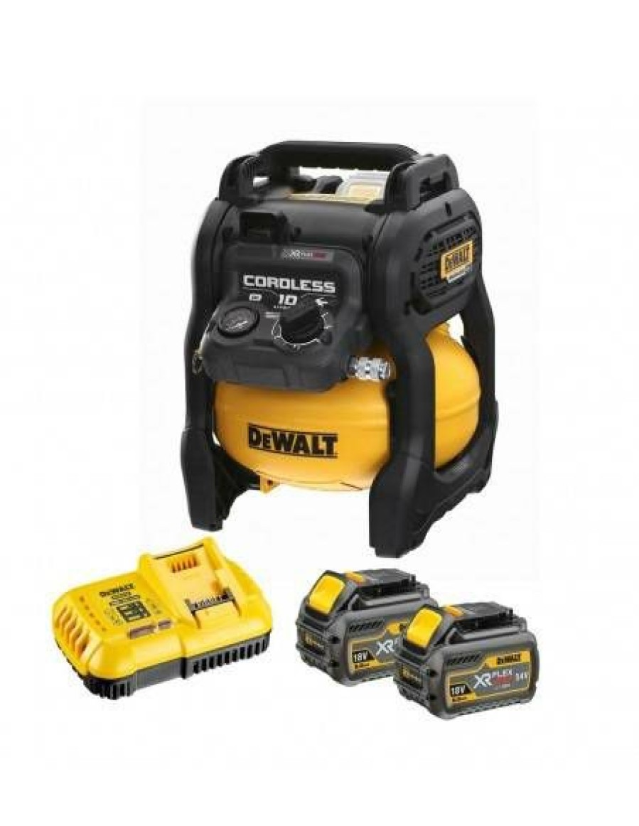 Outillage Pneumatique * | Compresseur Xr Flexvolt 54V 2Ah Li-Ion Brushless 10 Litres Dcc1054T2 Dewalt | Ifd Outillage