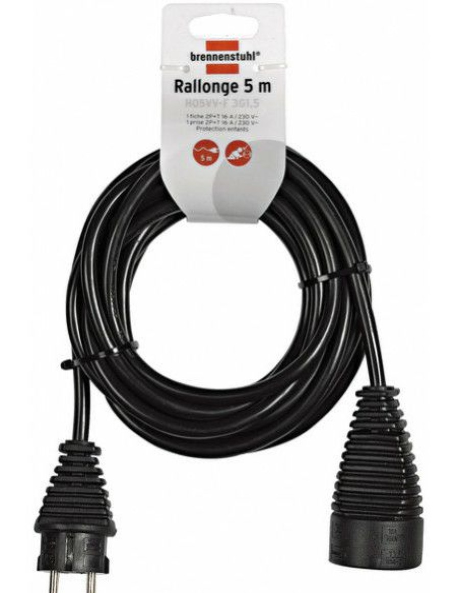 Soudure * | Brennenstuhl Brennenstuhl Rallonge Electrique 5M De Cable H05Vv-F 3G1,5 | Ifd Outillage