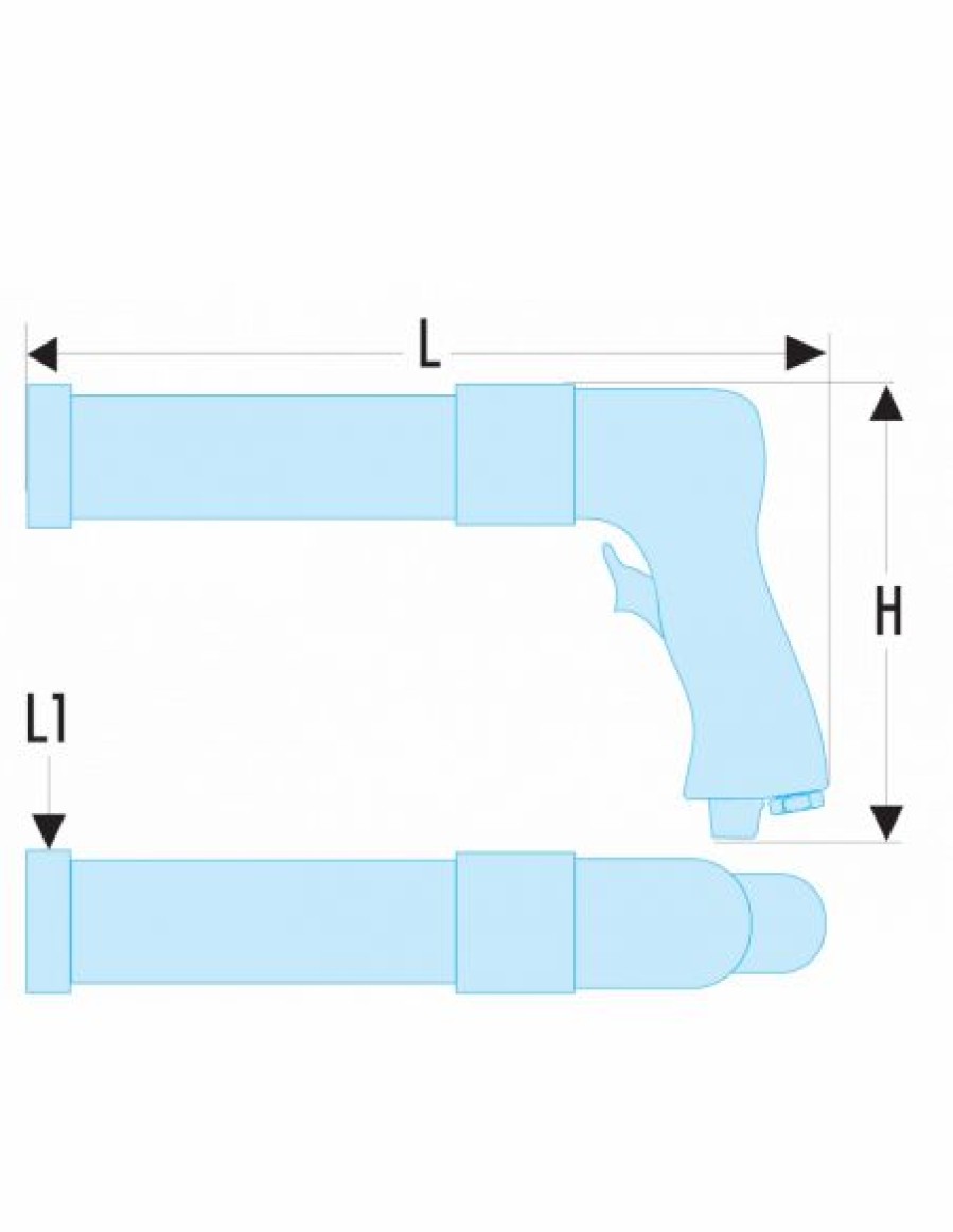 Outillage Pneumatique * | Pistolet A Cartouche 50 X 215 Mm V.801F Facom | Ifd Outillage