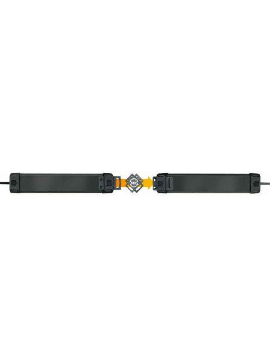 Soudure * | Brennenstuhl Brennenstuhl Multiprise Avec Interrupteur Premium-Plus Noire 3M De Cable H05Vv-F 3G1.5 | Ifd Outillage