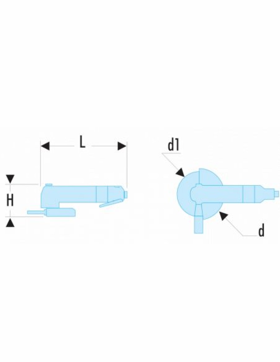 Outillage Pneumatique * | Meuleuse D'Angle Diam. 125 Mm V.472F Facom | Ifd Outillage