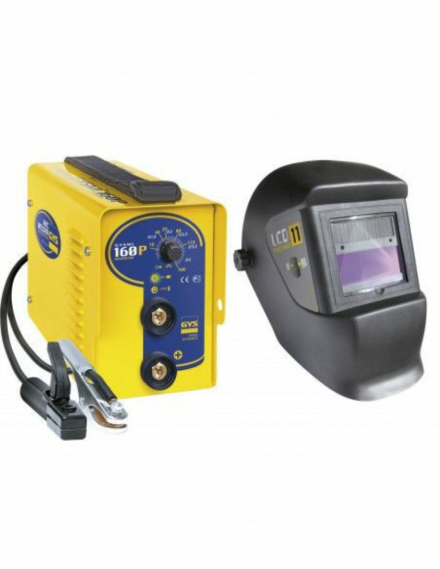 Soudure * | Poste A Souder Mma Inverter Gysmi 160P + Masque Lcd Techno 11 030435 Gys | Ifd Outillage